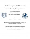 Paradigma de la programación estructurada y declaración de variables y constantes en lenguaje C