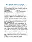 RESUMEN DEL CHISMOGRÁFO
