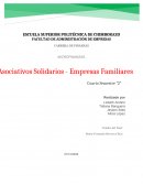 Proyectos Asociativos Solidarios - Empresas Familiares