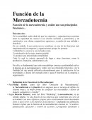 Función de la Mercadotecnia