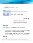 EFICIENCIA DE BALANCEO DE LINEA