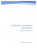 ETICA FINANZAS. CASO MADOFF