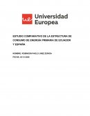 ESTUDIO COMPARATIVO DE LA ESTRUCTURA DE CONSUMO DE ENERGÍA PRIMARIA DE ECUADOR Y ESPAÑA