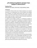 Gobierno en el Perú