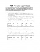 Reporte fisicoquimica. ABP-Películas superficiales