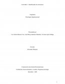 Psicología Organizacional .Actividad 2 - Identificando las estructuras