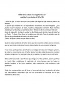 REFLEXIONES SOBRE EL EVANGELIO DE JUAN