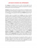 UN NUEVO MODO DE APRENDER