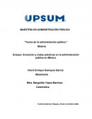 Evolución y malas prácticas en la administración pública en México