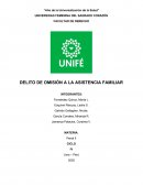 DELITO DE OMISIÓN A LA ASISTENCIA FAMILIAR