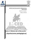 Aportaciones Pedagogicas