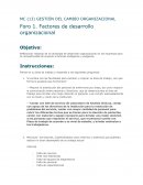 GESTIÓN DEL CAMBIO ORGANIZACIONAL