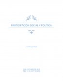 PARTICIPACIÓN SOCIAL Y POLÍTICA
