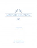 PARTICIPACIÓN SOCIAL Y POLÍTICA