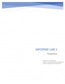 Informe de laboratorio: temperatura