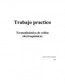 Termodinámica de celdas electroquímicas