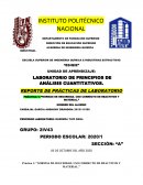 Normas de seguridad. Uso correcto de reactivos y material