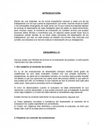 Errores al evaluar desempeño. Página 2