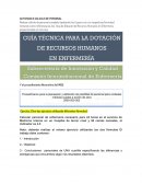 Calculo de personal Administracion de Enf