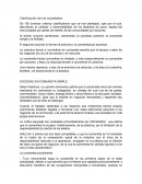 Clasificación de las sociedades