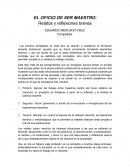 El oficio de ser maestro