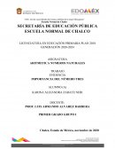 ARITMETICA NUMEROS NATURALES Numero 3