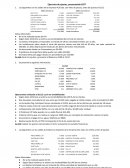 Ejercicios de ajustes, presentación EEFF