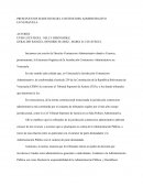 PRESUPUESTOS SUBJETIVOS DEL CONTENCIOSO ADMINISTRATIVO EN VENEZUELA