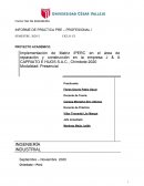 INFORME DE PRACTICAS empresa J & A CAPRIATO E HIJOS S.A.C