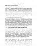 INTRODUCCION AL DERECHO. Contestar el siguiente cuestionario