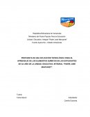 PROPUESTA DE UNA APLICACIÓN TECNOLÓGICA PARA EL APREDIZAJE DE LOS ELEMENTOS QUÍMICOS EN LOS ESTUDIANTES DE 3er AÑO