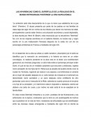 LAS APARIENCIAS COMO EL SUPERFLUJO DE LA REALIDAD EN EL MUNDO RETROGRADA POSTERIOR LA ERA NAPOLEÓNICA