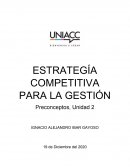 ESTRATEGÍA COMPETITIVA PARA LA GESTIÓN