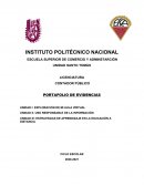 Portafolio de evidencias