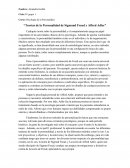 Psicología de la Personalidad “Teorías de la Personalidad de Sigmund Freud y Alfred Adler”