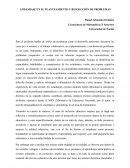 ANDAMIAJE EN EL PLANTEAMIENTO Y RESOLUCIÓN DE PROBLEMAS