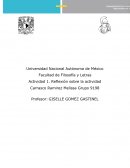 Actividad 1. Reflexión sobre la lectura