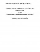 Comunicación y educación inclusiva en la FACICO