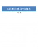 ENSAYO PLANIFICACION ESTRATEGICA