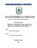 Propuesta de diseño hidraulico del drenaje pluvial urbano del asentamiento humano Buena Vista, Provincia de Alto Amazonas, Distrito Yurimaguas