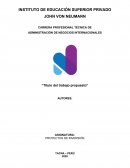 ESTRUCTURA DEL PROYECTO DE INVERSIÓN