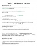 Metales y no metales