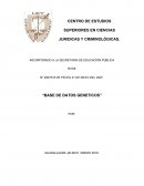 Análisis genético y el derecho penal: Retos y oportunidades en México