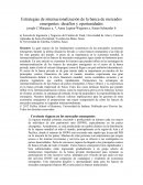 Estrategias de internacionalización de la banca de mercados emergentes