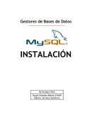 Instalación MySQL