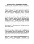 GRANDES DESAFÍOS, GRANDES OPORTUNIDADES