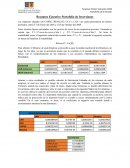 Resumen Ejecutivo Portafolio de Inversiones
