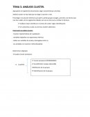 TEMA 3. ANÁLISIS CLUSTER