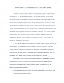 APORTES DE LA UNIVERSIDAD PARA CON LA SOCIEDAD