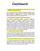 Cuestionario acuacultura